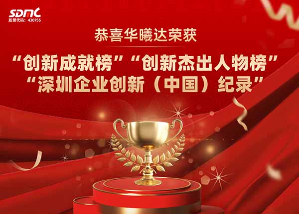喜讯 | 华曦达连续斩获企业级、个人级、项目级三项创新大奖！